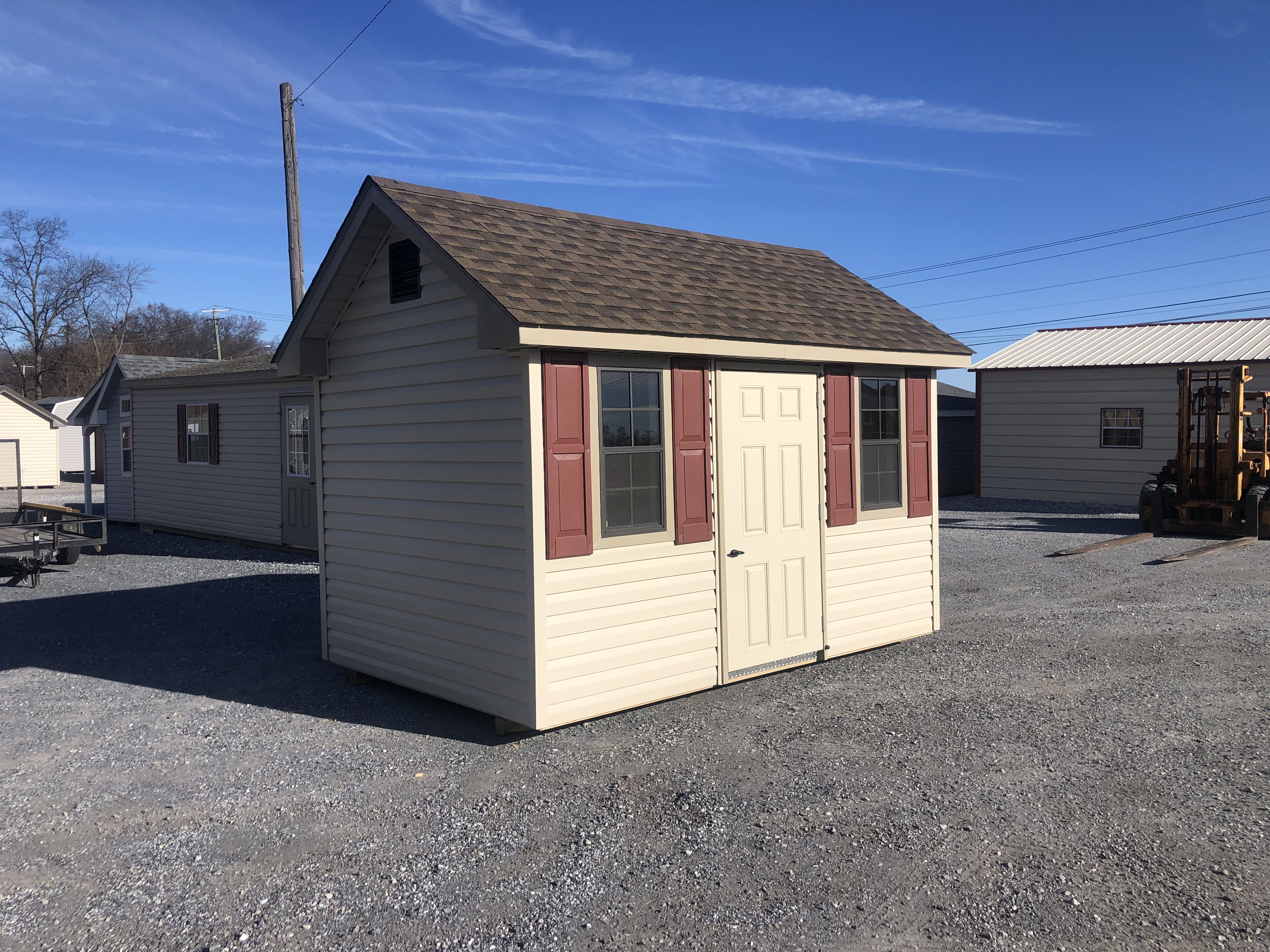 Et-18788 8x12 Cape cod storage shed Reg.$ 4978.00 Sale.$4729.00 Save.$ 250.00