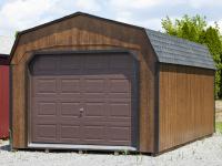 12x20 Dutch Garage with Coffee Brown LP Smart Side siding