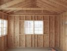 12x16 Custom Storage Shed Interior