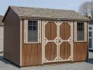 10x12 Peak Style Storage Shed with A Frame Roofline and LP Smart Side Siding from Pine Creek Structures